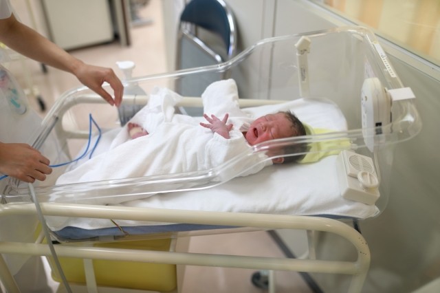 難産で産まれた赤ちゃん