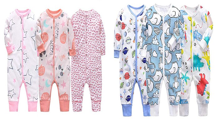 新生児用のロンパース