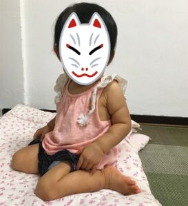 赤ちゃんの時にボンレスハム状態だった娘の1年後