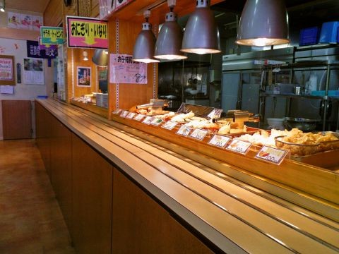 讃岐ウドンのセルフサービス