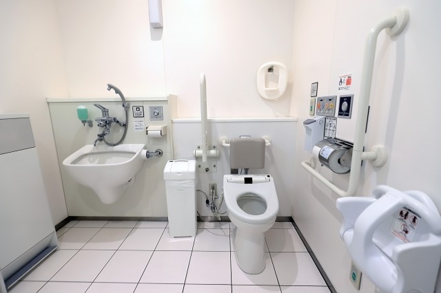 障害者用のトイレ