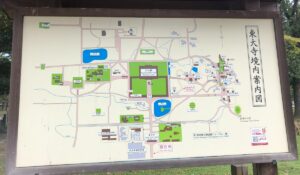 東大寺の案内図