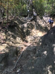 フィールドアスレチック21たぐりロープの全体像