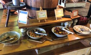 みのりの丘バイキングのメニュー1