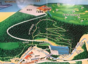 奥水間アスレチックスポーツの地図